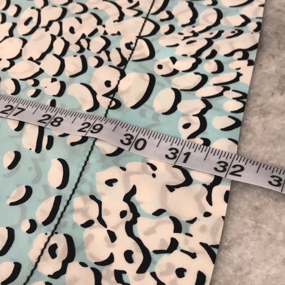 Diane Von Furstenberg Dress Squaretan Womens Petite Small Blue Tunic Boho - Picture 7 of 8